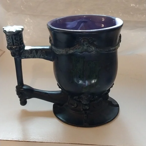 Disney Haunted Mansion Black And Green Dimensional Sculped Mug - Picture 6 of 6